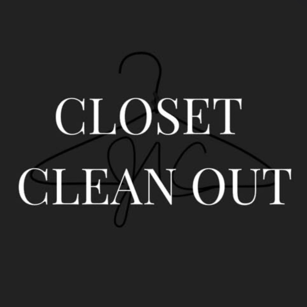 STAY TUNED FOR ANOTHER CLOSET CLEAR OUT - WILL HAVE CLOTHES, SHOES, AND MORE